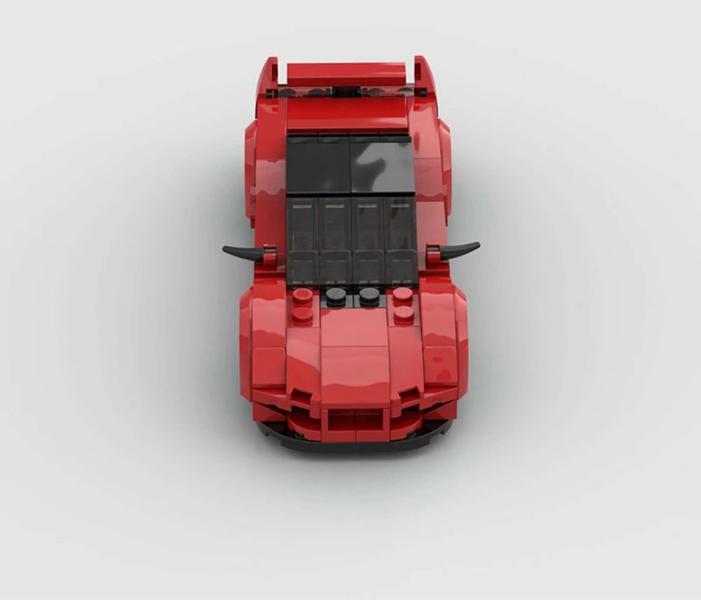 Auto autko samochód model z klocków na wzôr LEGO Honda NSX