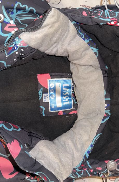 Зимова куртка дитяча термо мембранна для дівчинки 6/116-122 Lassye