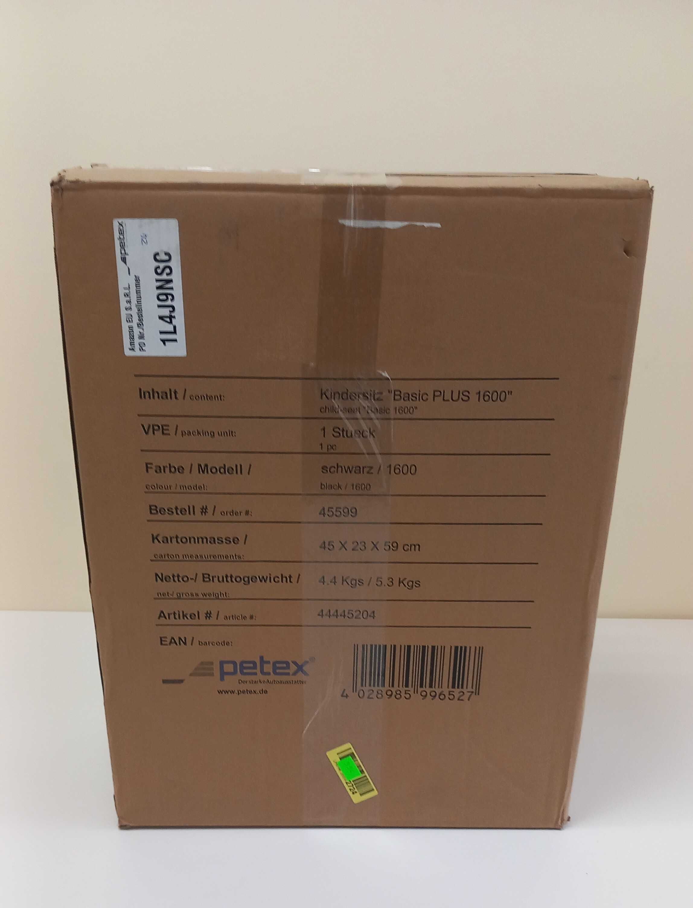 Petex Basic Plus Fotelik samochodowy 100-150cm 396 A