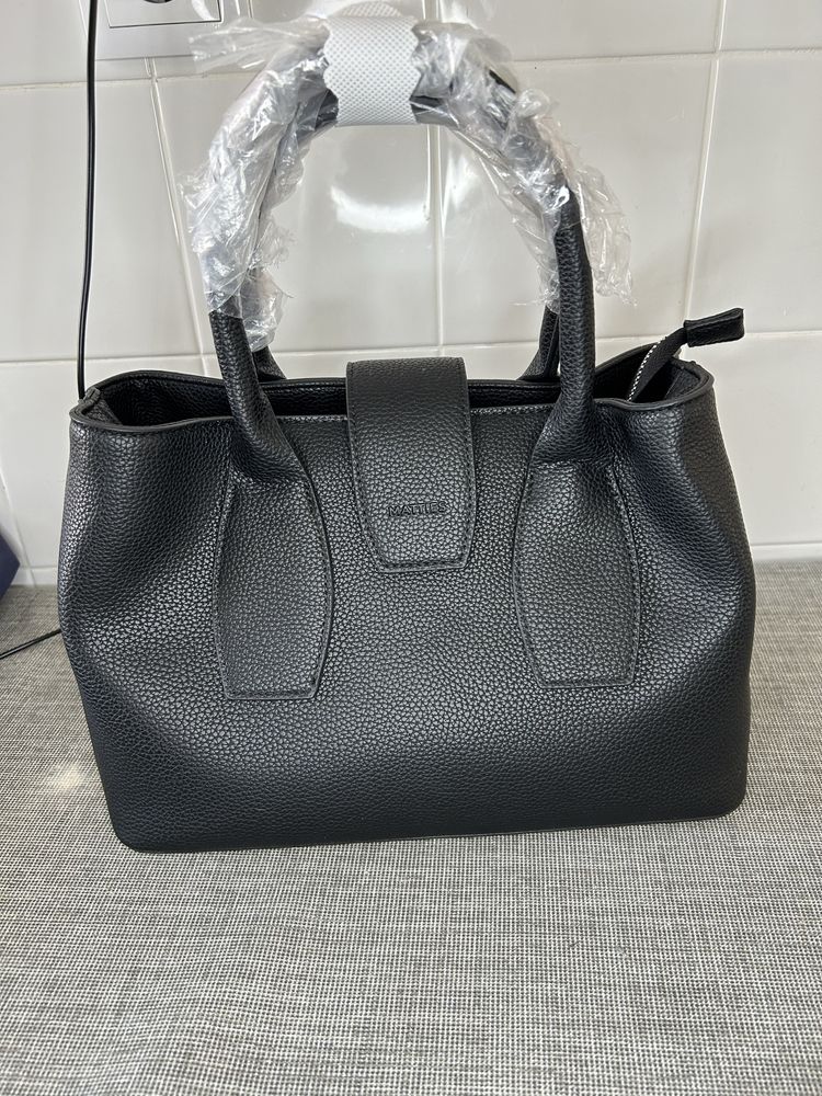 Bolsa preta da marca matties, nova e original