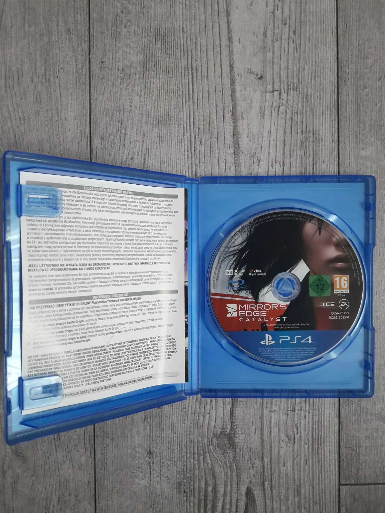 Gra Mirror's Edge Catalyst Polska Wersja PS4/PS5 Playstation