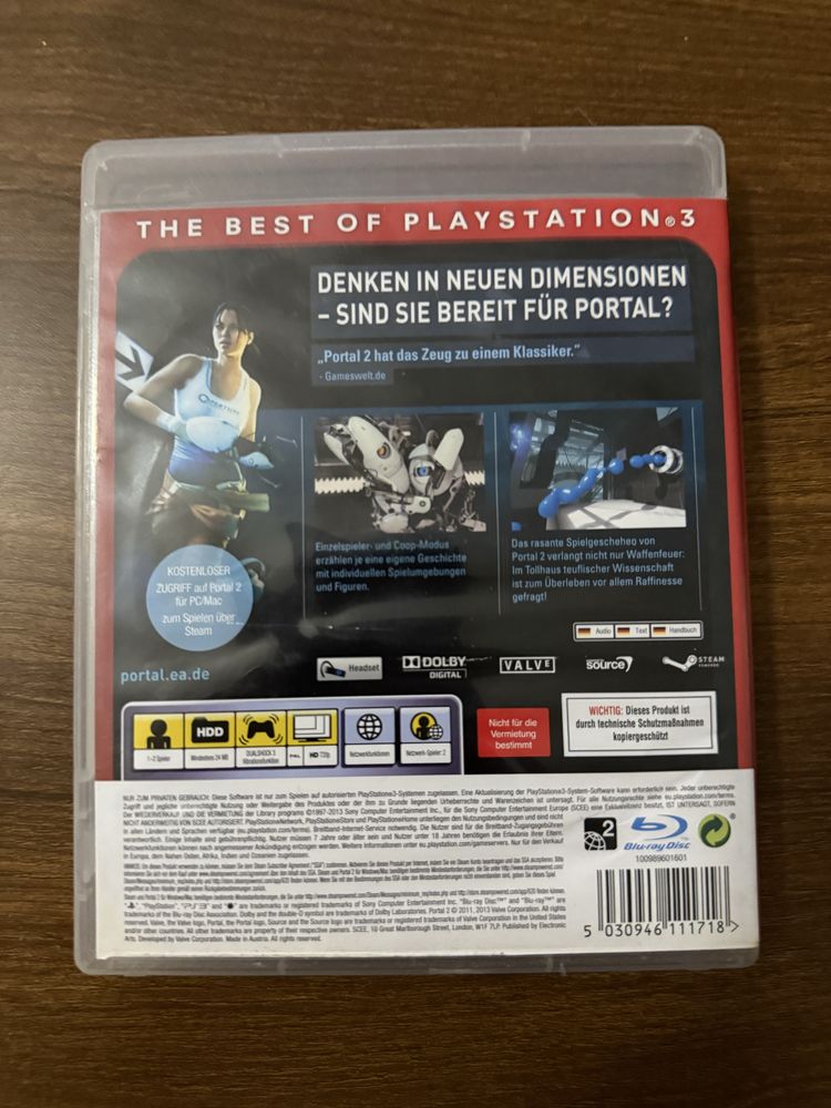 Portal 2 playstation 3