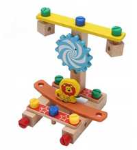Krzesło Montażowe Montessori Zabawka Edukacyjna Buduj Wyobraźnie