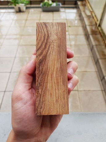 Drewno stabilizowane bloczek stabilizowany jesion knifemaking