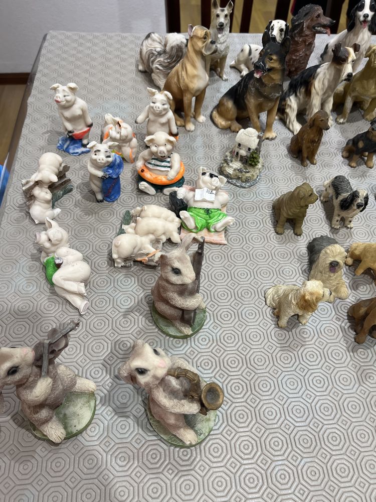 Coleção caes de loiça novos