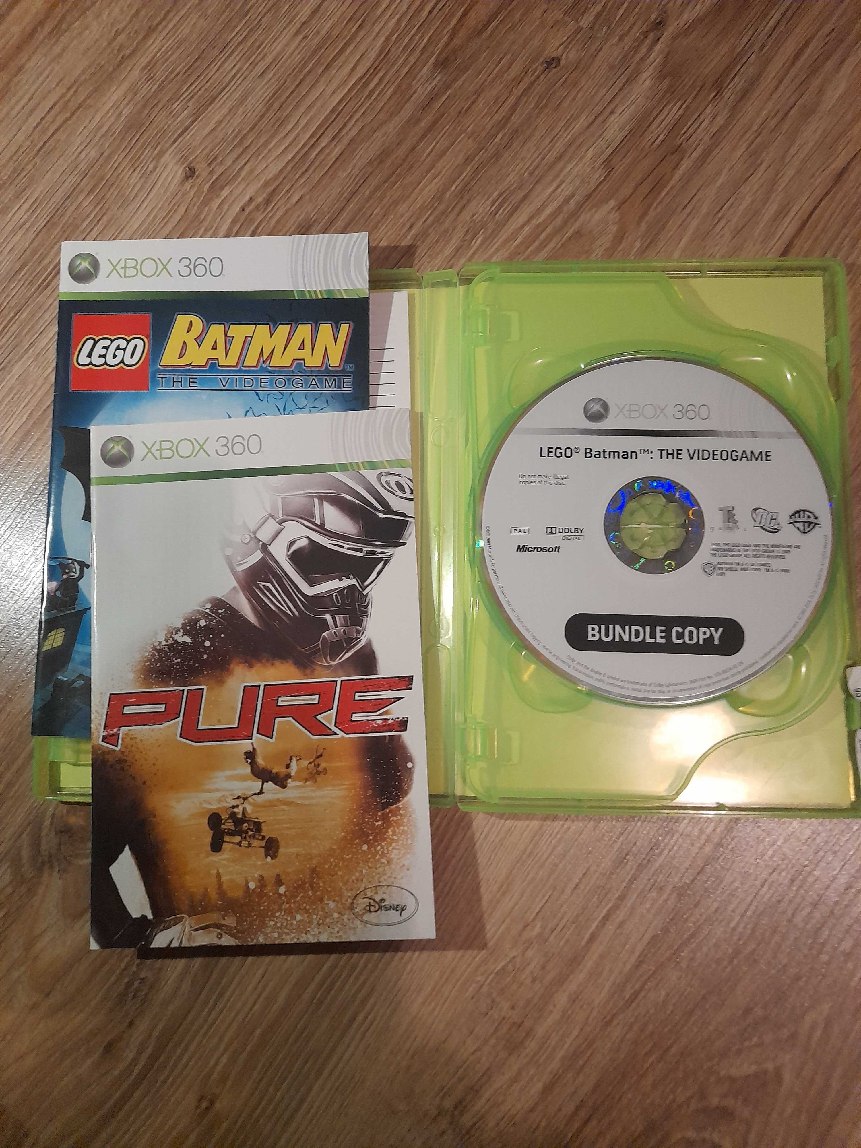 Lego BATMAN + PURE wyścigi quadów zestaw 2 gier na xbox 360