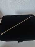 Pulseira ouro barbela 19,2k