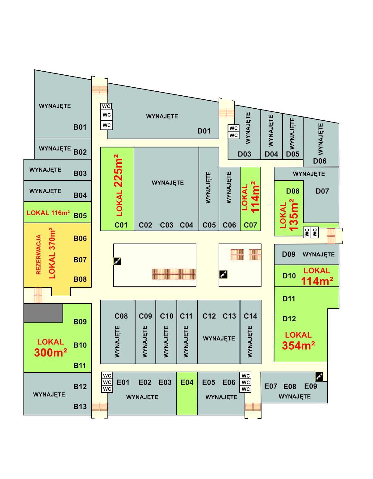 Lokal handlowo usługowy na wynajem w Rzeszów -  Unimet Plaza 225m2