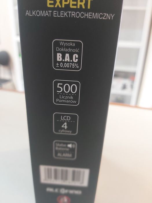 Alkomaty Expert profesjonalne Elektrochemiczne Gwarancja 3 lata