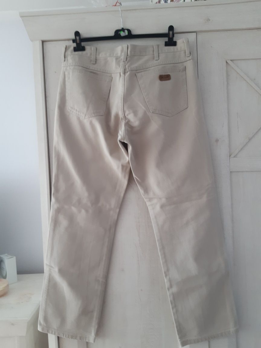 Spodnie męskie jeansowe  wrangle L