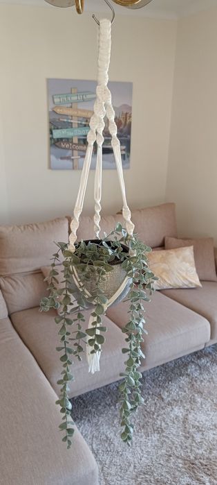 Suporte vasos macramé