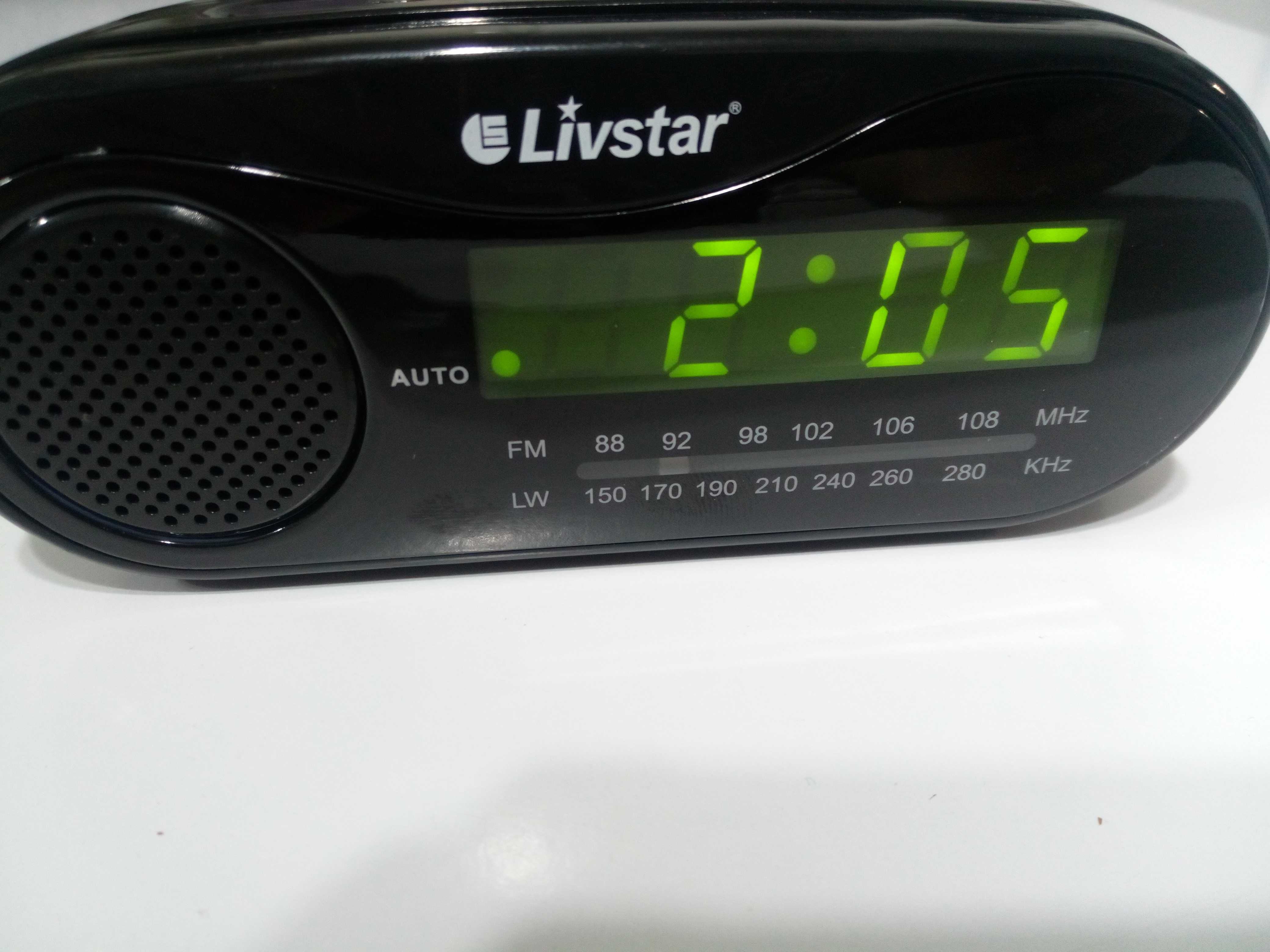 Radiobudzik LIVSTAR Radio Budzik Zegar