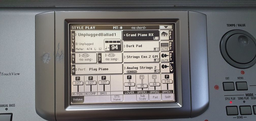 Korg pa 588 cyfrowe pianino Sekwencer Style  barwy keyboard itd itp