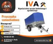 Wynajem przyczepka samochodowa wypożyczalnia sprzętu