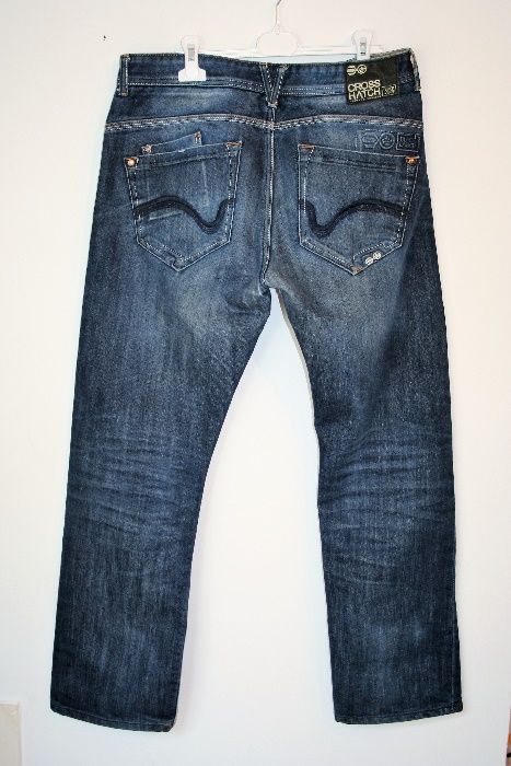 Spodnie Jeans Męskie CROSS HATCH Black Label Rozmiar 34 Okazja: 60 zł