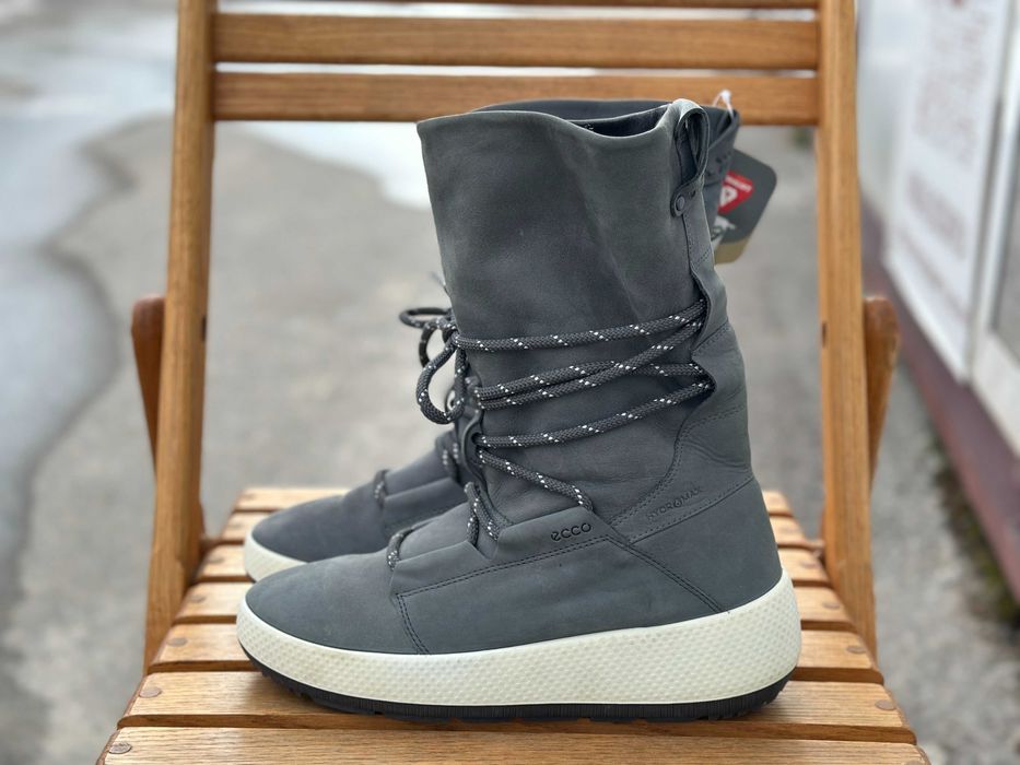 жіночі високі снігові черевики ECCO Ukiuk 2.0 Hydromax великий розмір