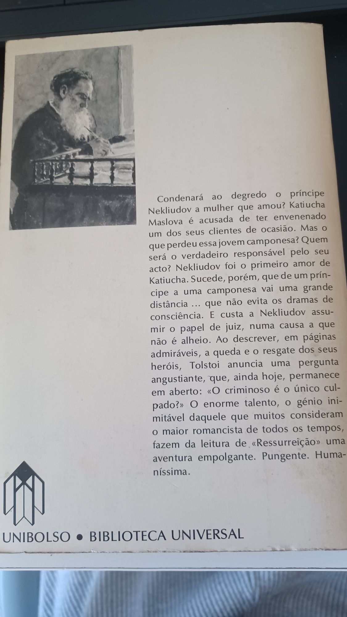 Livro "Ressurreição" de Leão Tolstoi