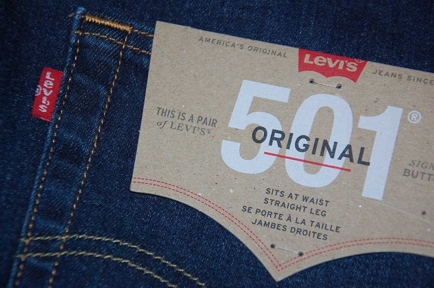 Levi’s 501 oryginalne nowe jeansy 27x32 z metkami 50% sale