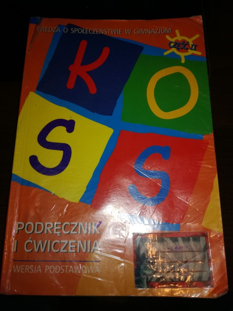 Podręcznik i ćwiczenia KOSS wiedza o społeczeństwie cz2 wersja podstaw