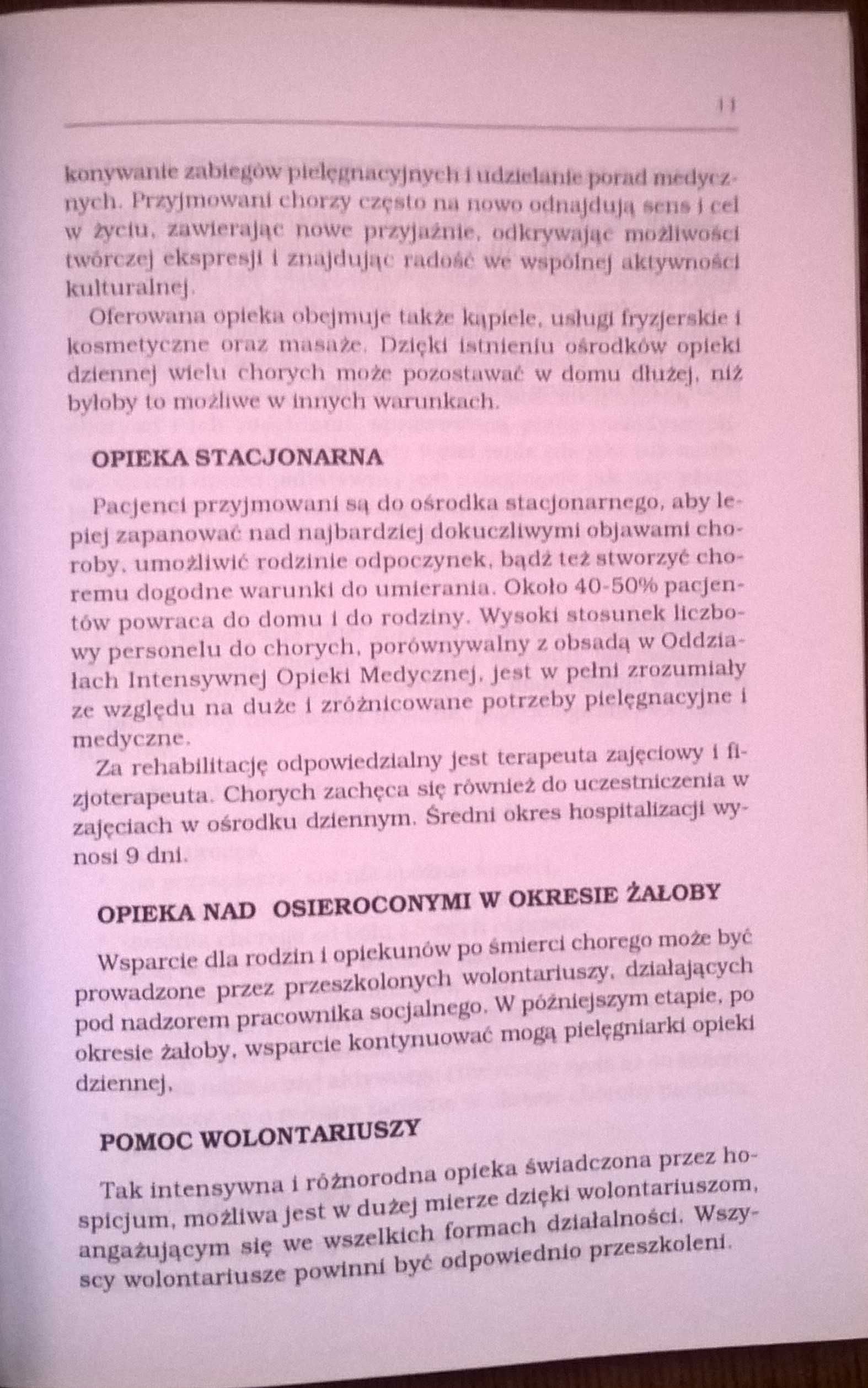 Opieka Paliatywna nad Terminalnie Chorym Twycross Frampton