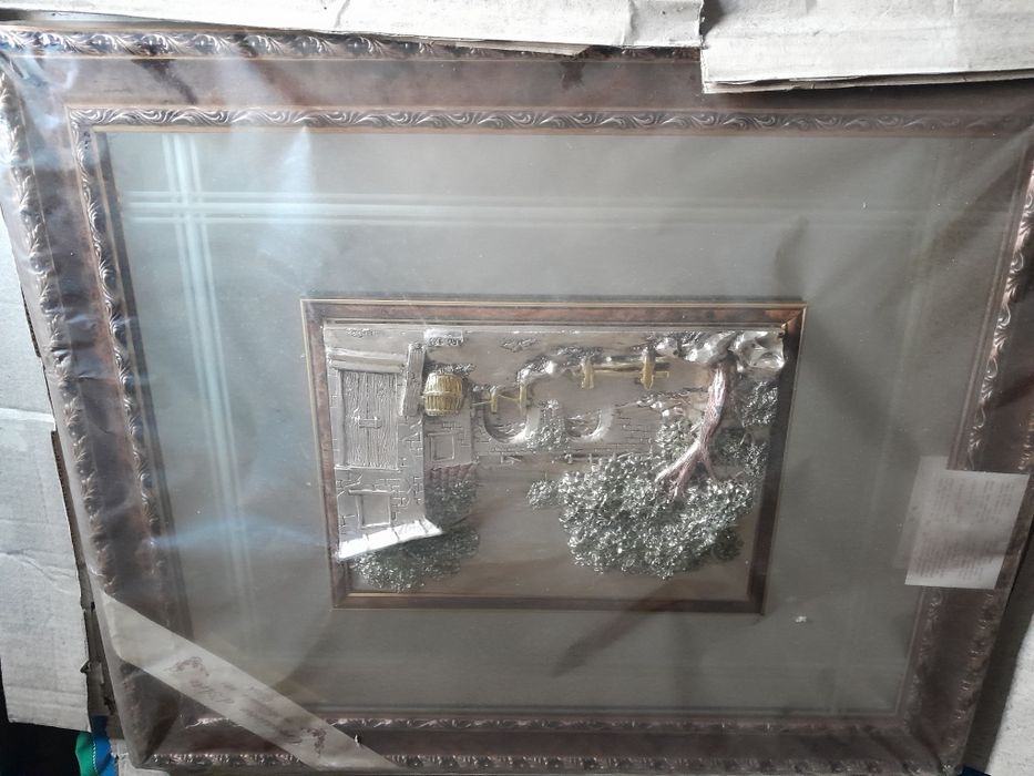 Quadros em prata de lei