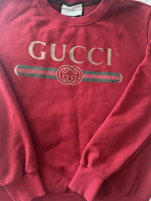 Bluza damska Gucci czerwona r.L