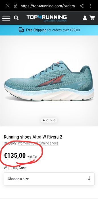 Кроссовки для бега женские Altra Rivera 2(Оригинал)40-25см.