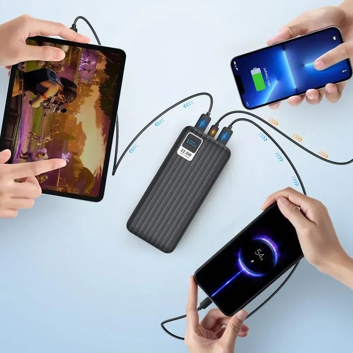 Повербанк KLGO KP-94 з дисплеєм 50000MAh, 22,5 W, 2хUSB