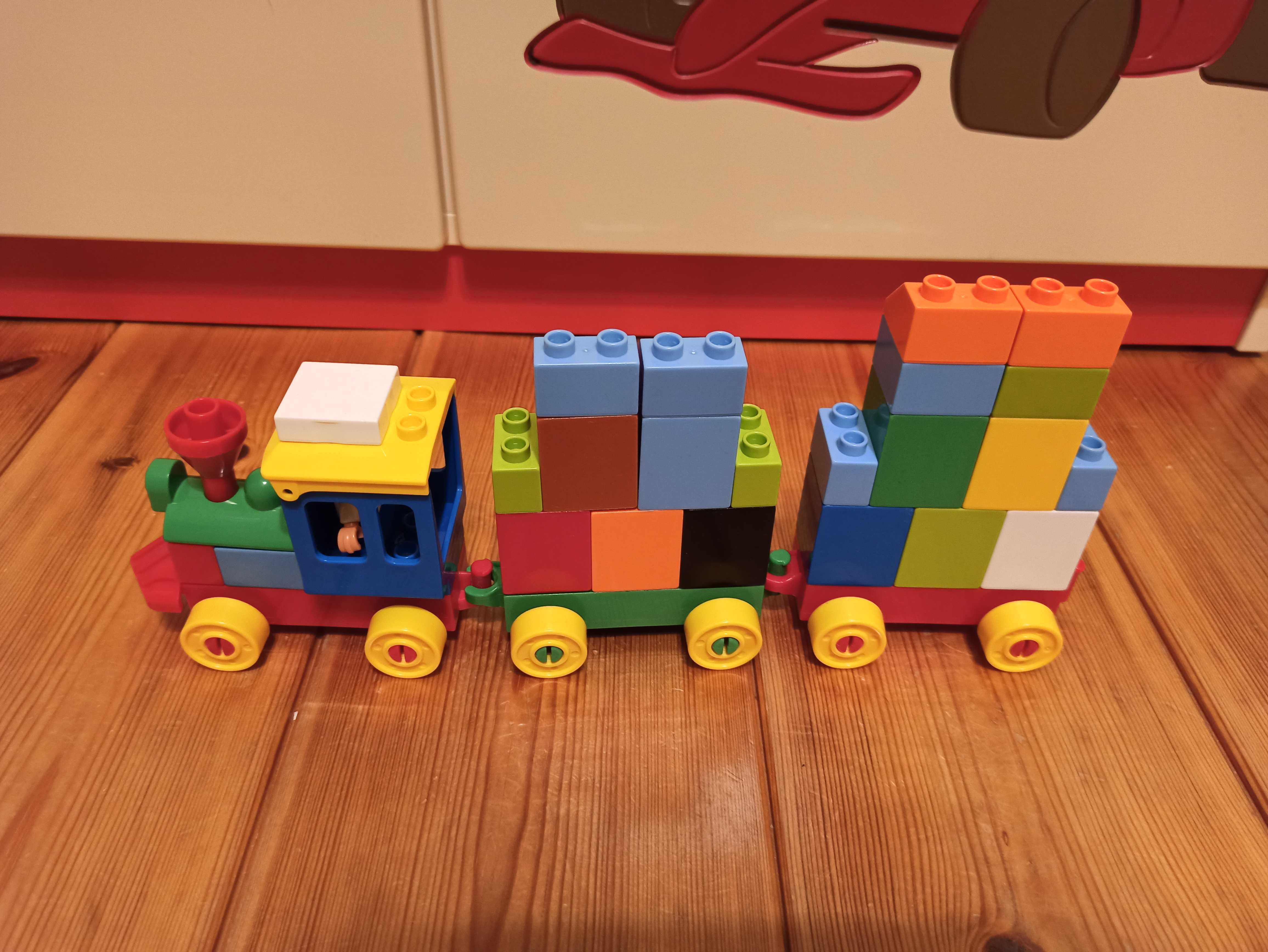 Klocki Lego duplo 10858, 10860 i ciuchcia elefun
