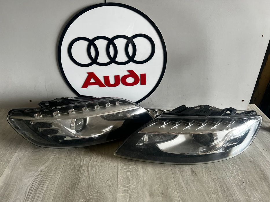 LAMPA BI-XENON + LED LEWA LEWY PRAWA PRAWY PRZÓD AUDI Q7 4L LIFT 09-15R 4L0941004 AH 4L0941003 AH