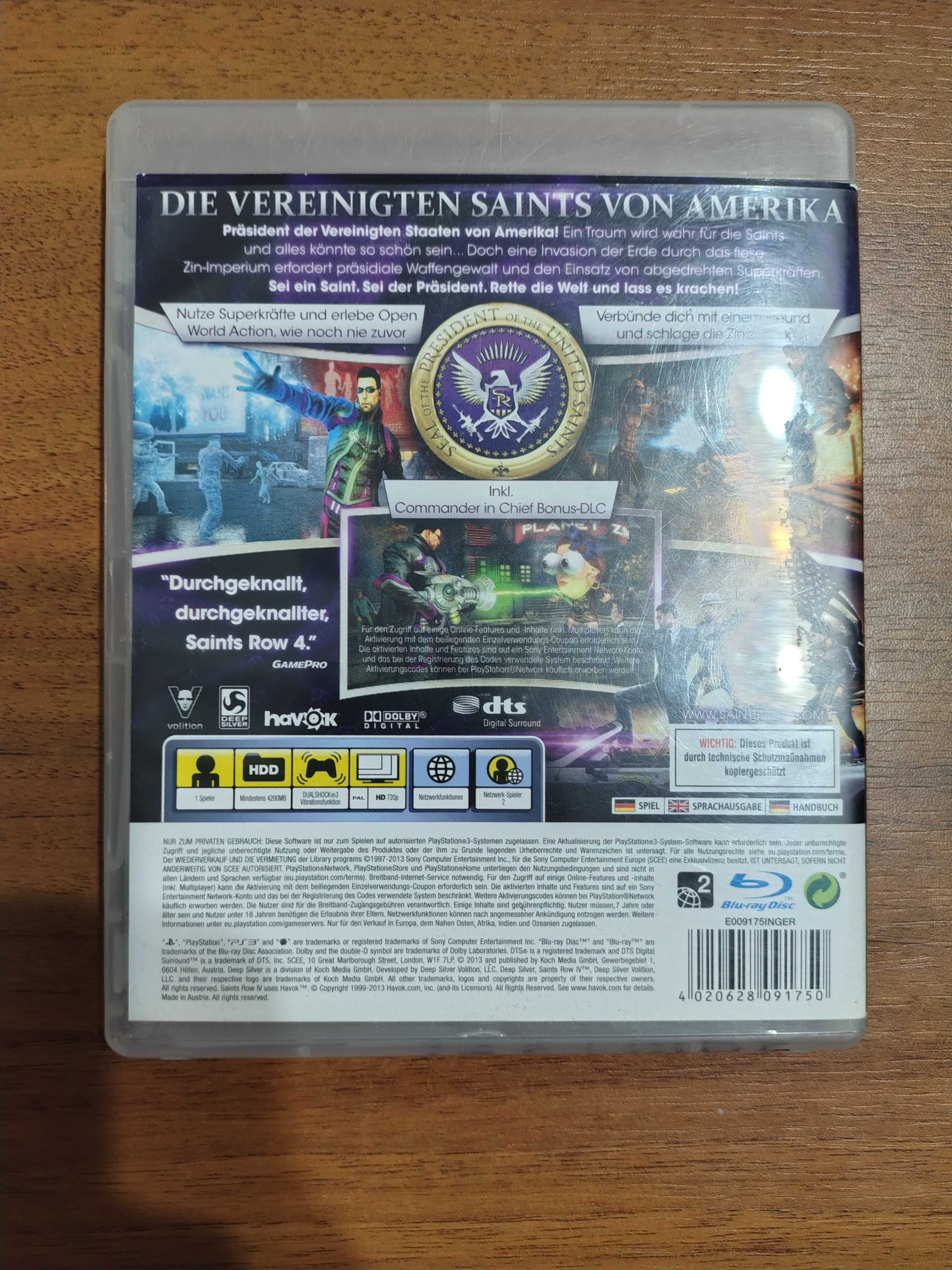 Saints Row IV - Commander in Chief Edition Sony PlayStation 3 (PS3)