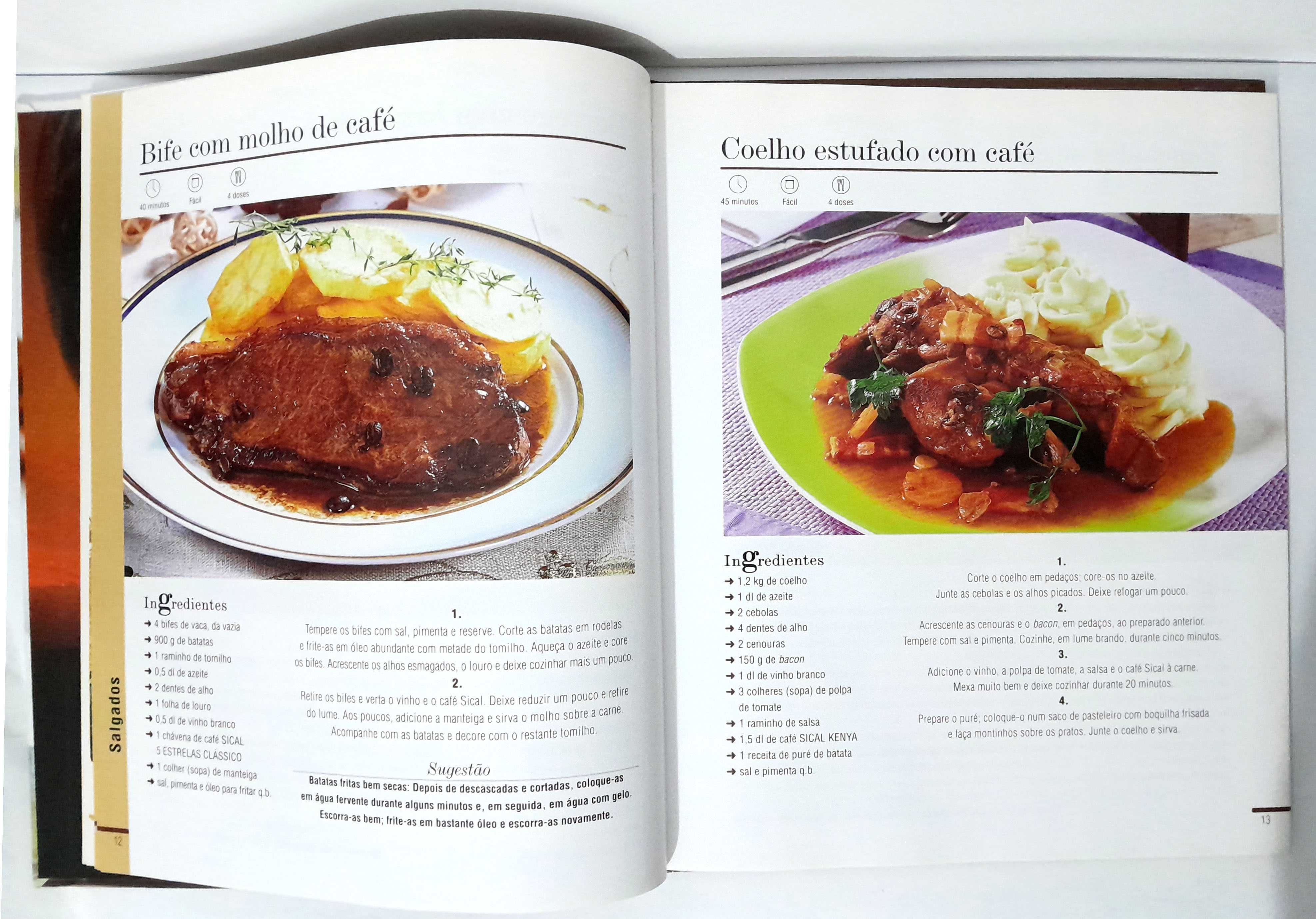 Livro As Melhores Receitas com Café - Ed. Impala
