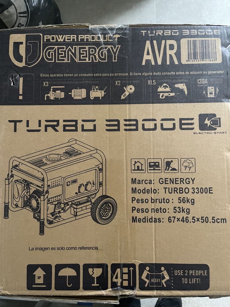 Трьохфазний Іспанський Електрогенератор TURBO 3300 E MAX POWER