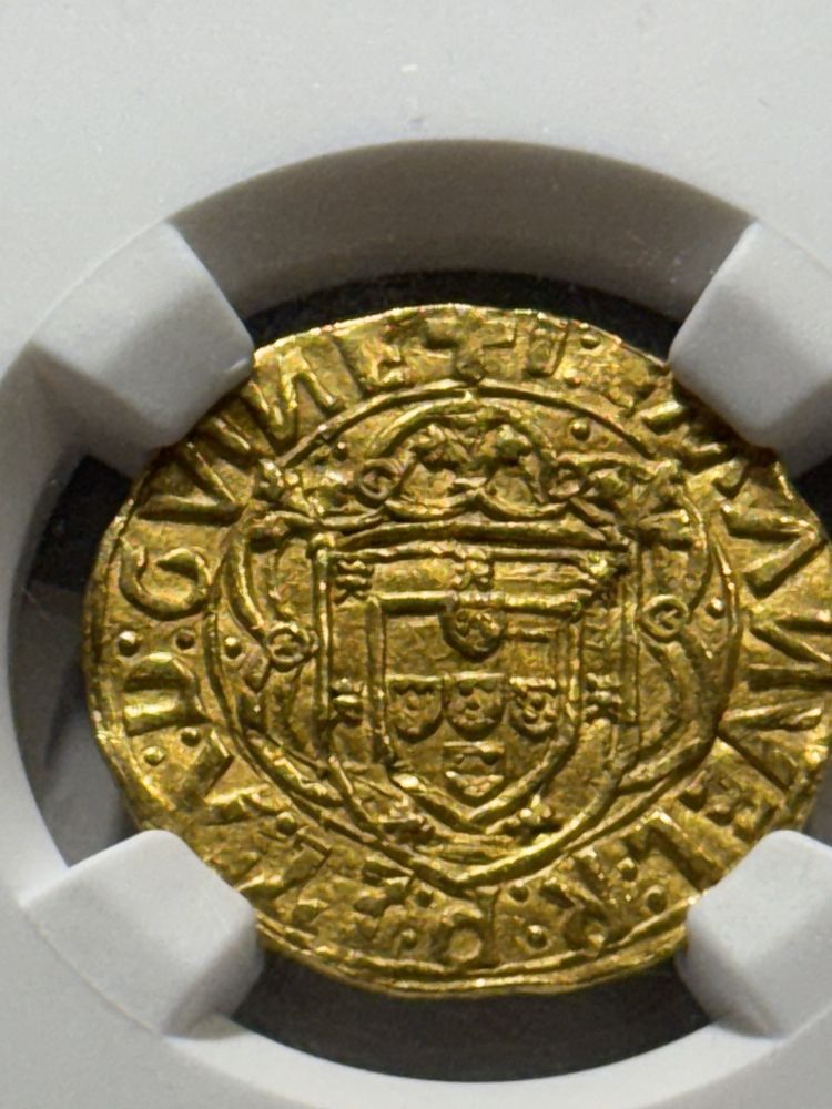 Cruzado ouro D Manuel I
