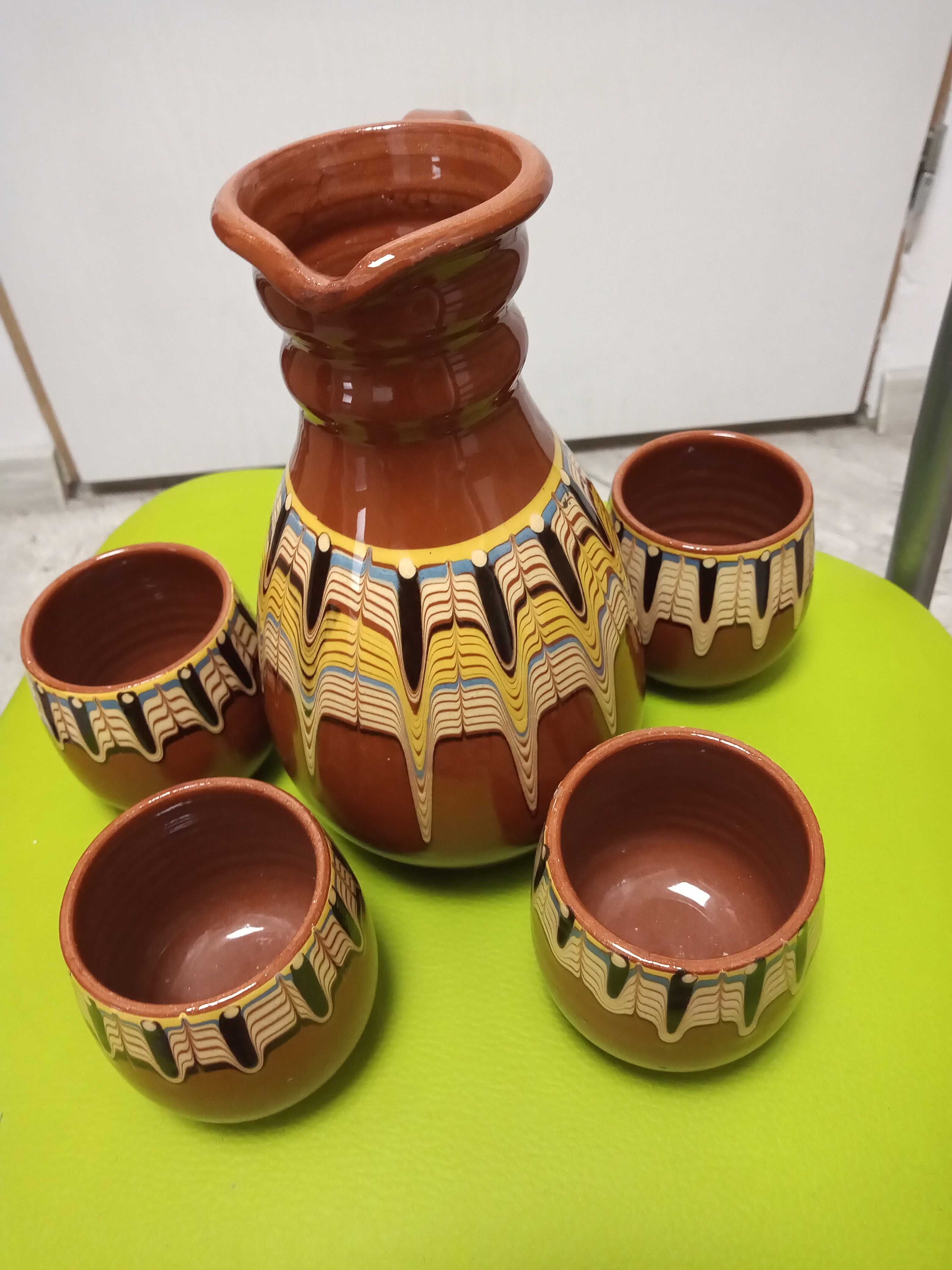 Kolekcjonerski zestaw ceramiczny ceramika bułgarska