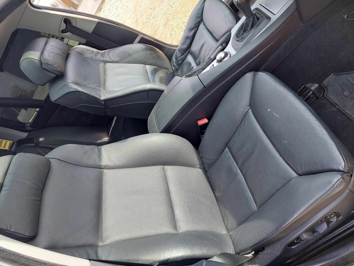 Fotele Komforty BMW E61 Komplet Boczki Rolety Europa Grzane