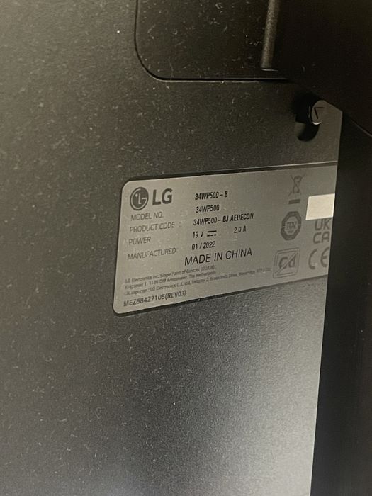 Monitor LG 34WQ500-B