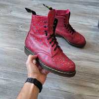 Мужские винтажные кожаные ботинки dr. martens 1460 made in england