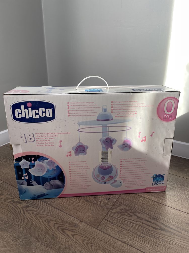Дитячий мобіль проектор  chicco для немовлят
