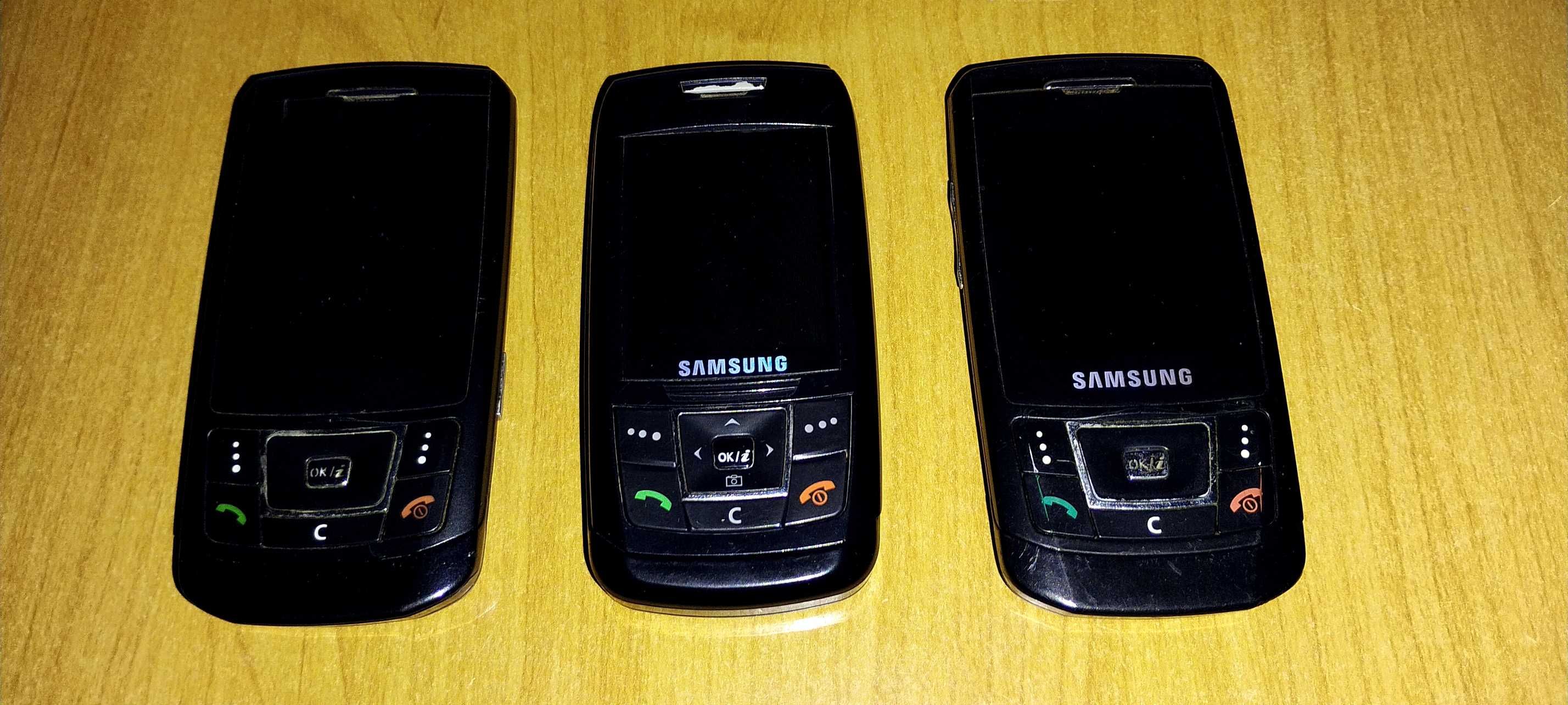 3x Samsung D900i GSM Slide Slider microSD MP3 RadioFM 3MPx E-Mail D900