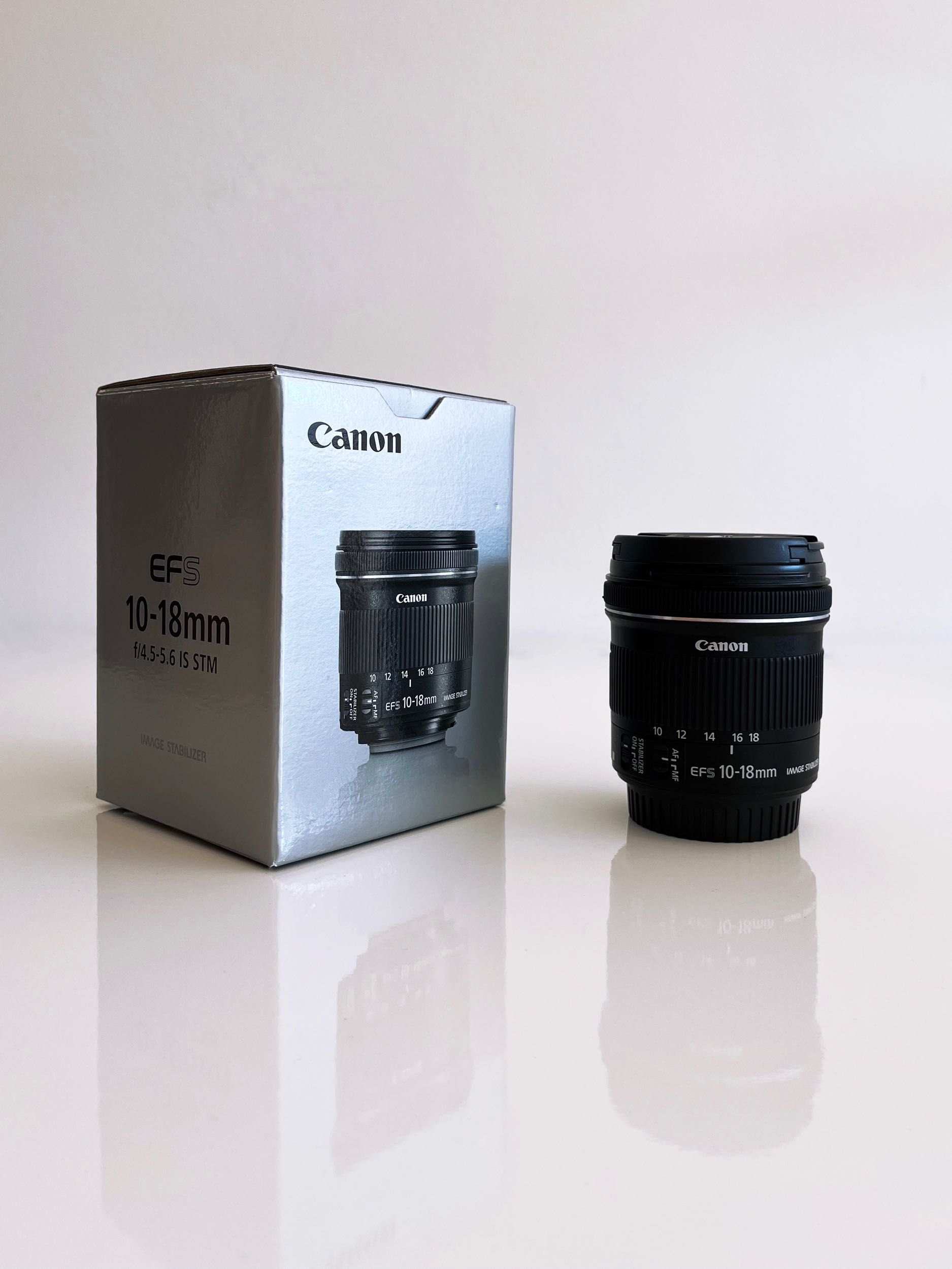 Objetiva Canon EF-S 10-18mm f/4.5-5.6 IS STM