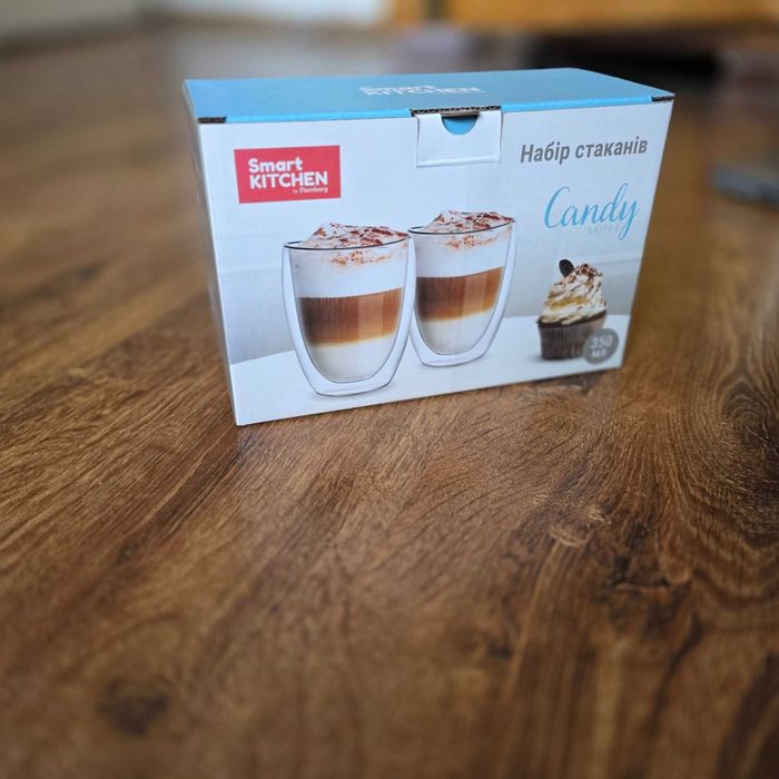 Набір склянок для лате Smart Kitchen by Flamberg Candy Series 350 мл