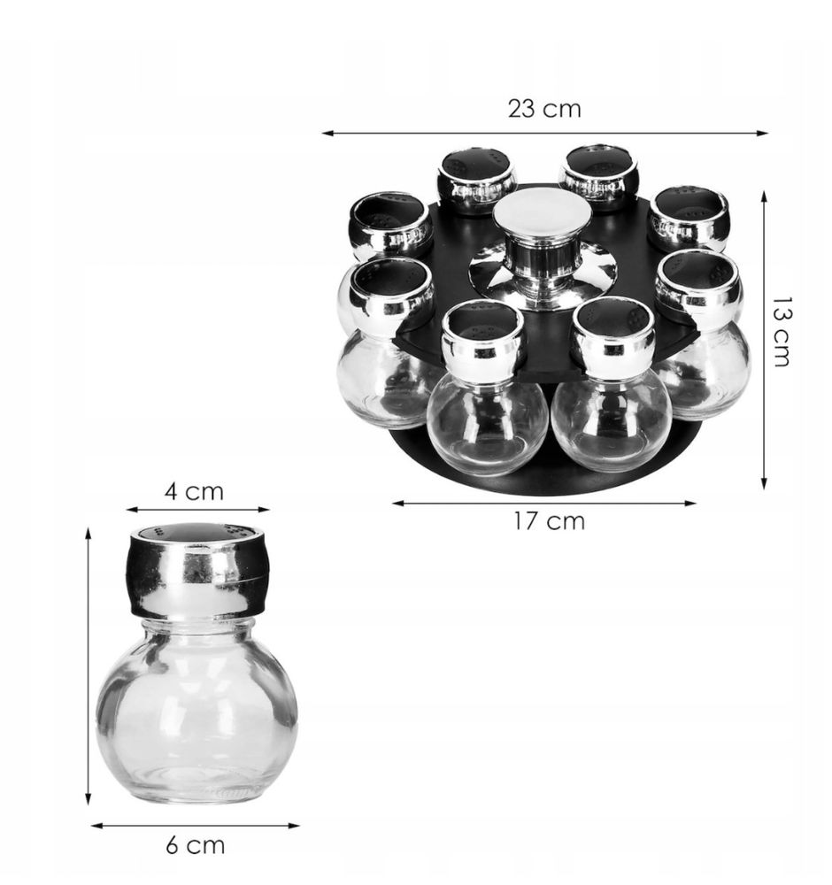 Obrotowy stojak na przyprawy