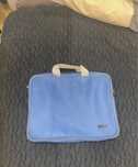 Blue laptop bag/Niebieska torba na laptopa