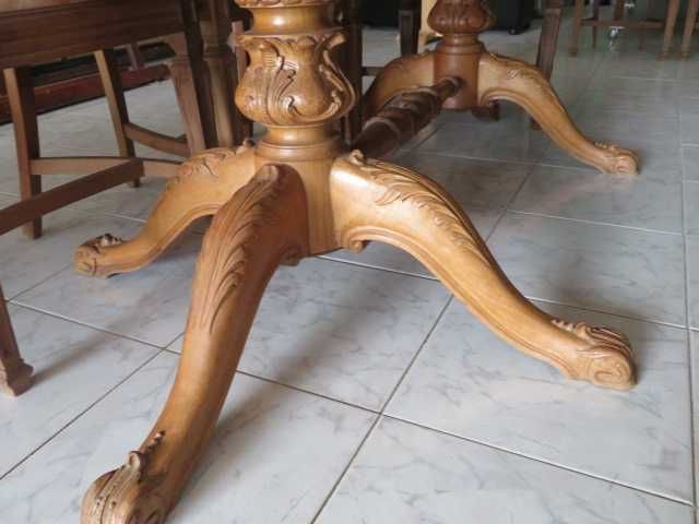Mesa  e  Cadeiras  Vintage  Nogueira