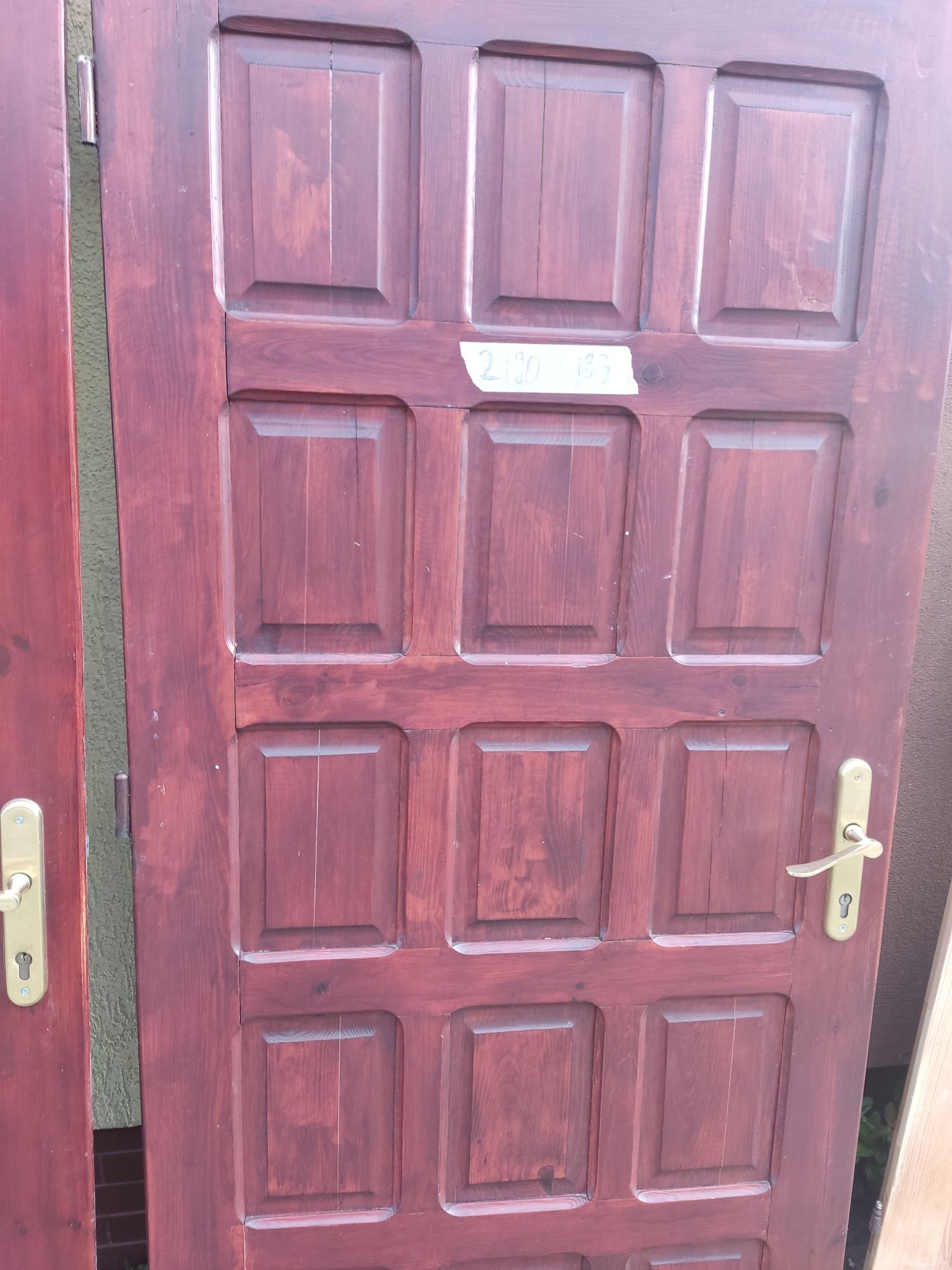 Drzwi drewniane wewnętrzne 80 i 90
