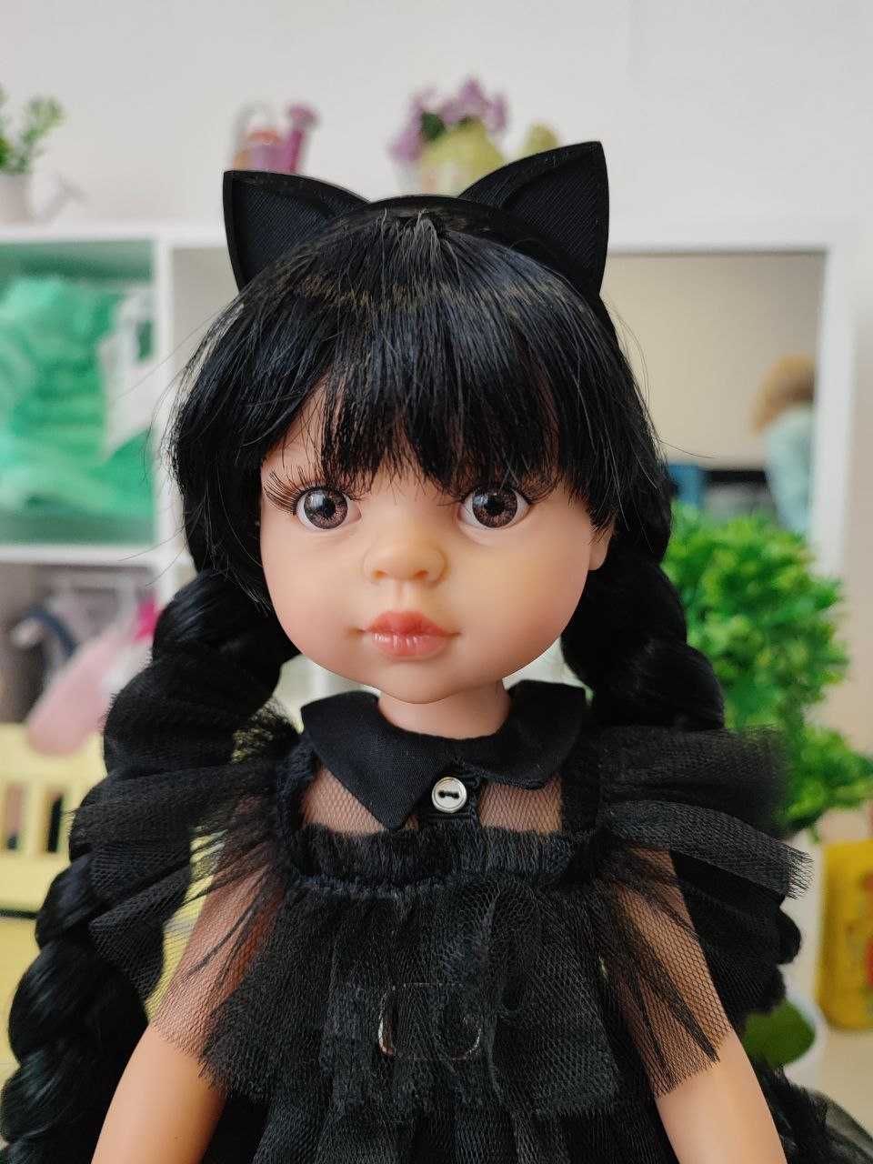 Кукла, лялька Венсдей Wednesday в нарядном платье Паола Рейна, 32 см