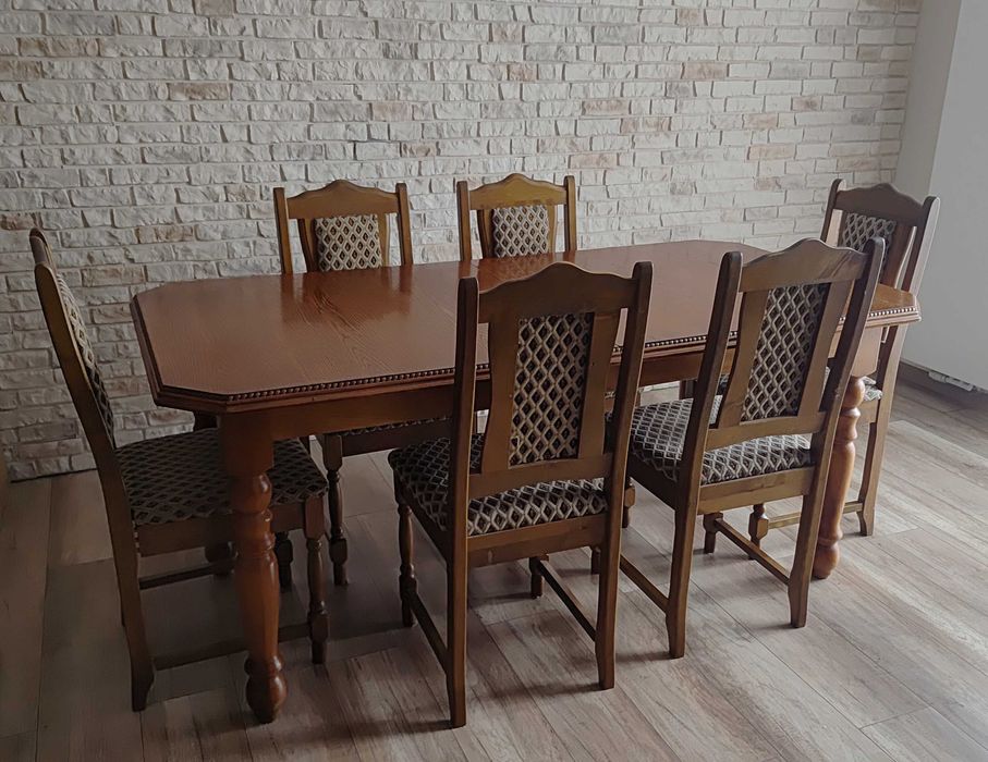 Stół + 6 krzeseł sprzedam