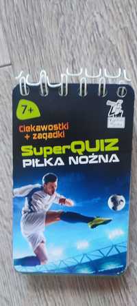 Super quiz Piłka nożna. Ciekawostki + zagadki wiek 7+