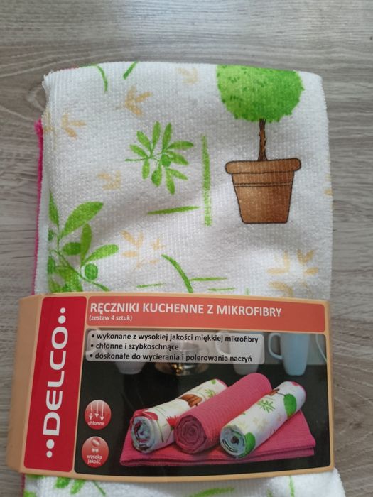 Ręczniki kuchenne z mikrofibry